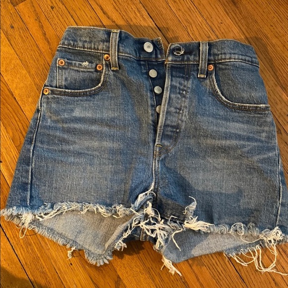 denim shorts